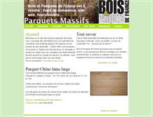 Tablet Screenshot of bois-parquets-france.com